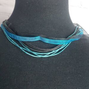 Black and Blue Necklace Bundle
